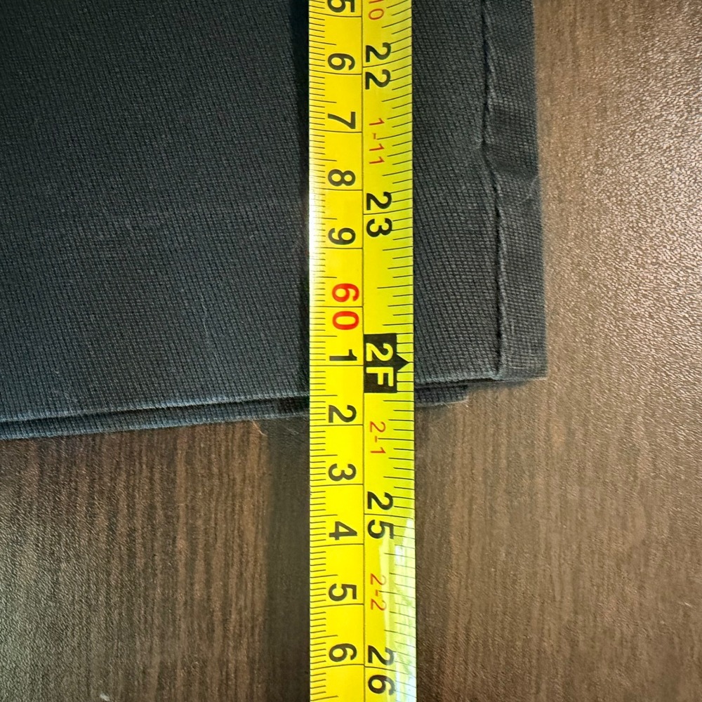 Lauren Ralph Lauren Petite Straight Leg Chino Pants Black‎ 12P Stretch Cotton - Picture 6 of 10